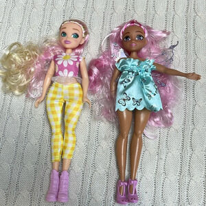 Hairmazing Fashion Forward Fashion Dolls – 2 in lot. Daisy Flower Fantasy Fairy
